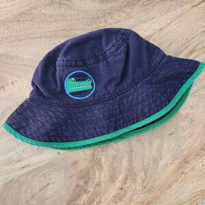 Gymboree Boys 2t 3t blue alligator crocodile summer sun hat toddler baby